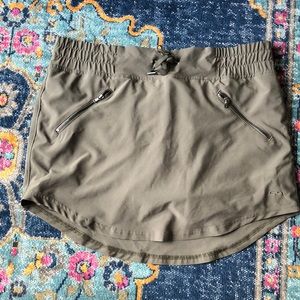 Olive green athletic skort